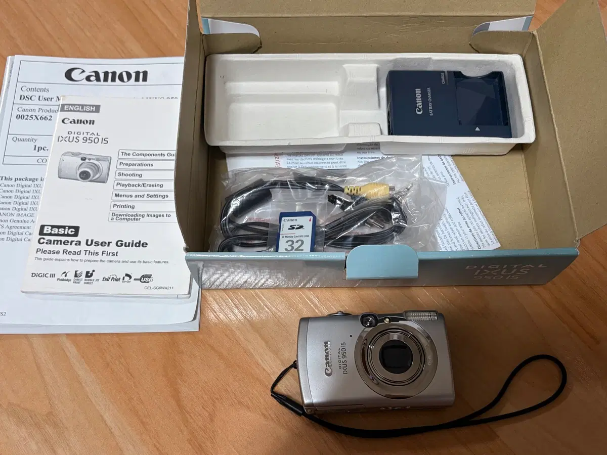 캐논 IXUS 950 IS 실버 빈티지 디지털 카메라 익서스 디카