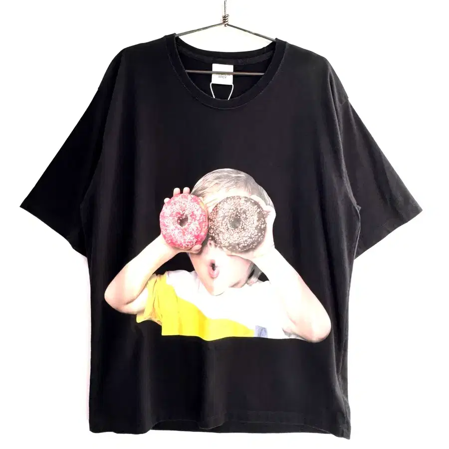 아크메드라비 베이비 페이스 반팔티 블랙 1size