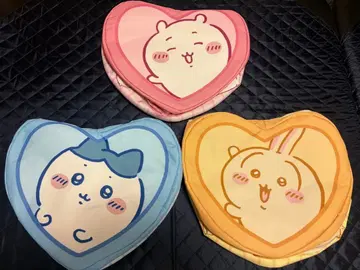 미사용 새상품 나가노 치이카와 하치와레 토끼 하트형 수납 박스 3종 세트