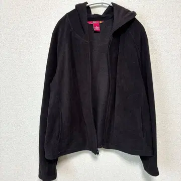 SO 플리스 후드티 긴소매 무지 XL 블랙 폴리에스테르 루즈핏