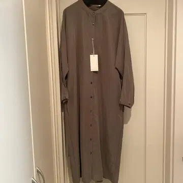 GALLARDAGALANTE 카키 셔츠 원피스 긴팔