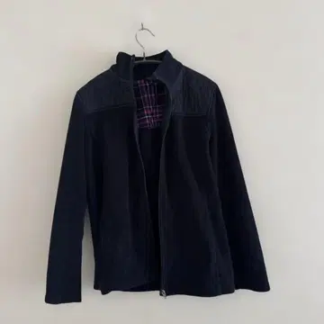 탈봇 플리스 퀼팅 스탠드 카라 자켓 M 블랙