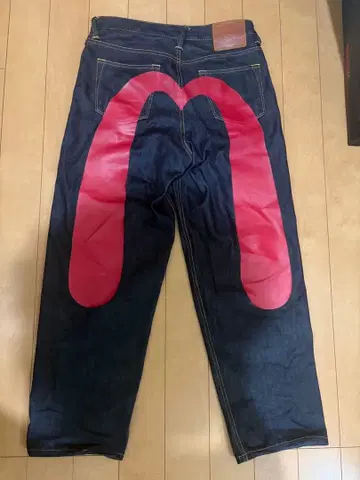 EVISU 에비수 데님 팬츠 빨간 갈매기 29x30