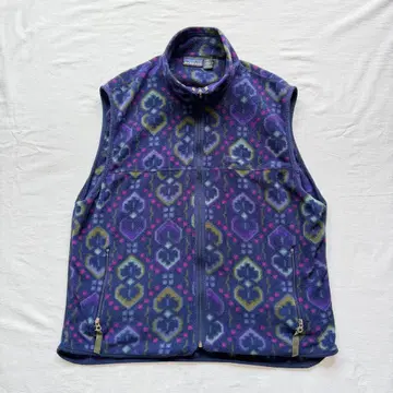 [ USA 제조 ] 90s patagonia 스냅T 올 패턴 퍼플 XL