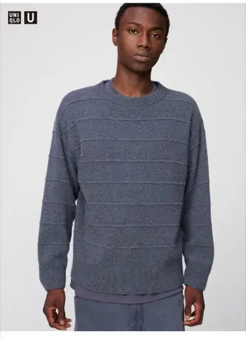 UNIQLO U 라무 크루넥 스웨터 06GRAY L 사이즈