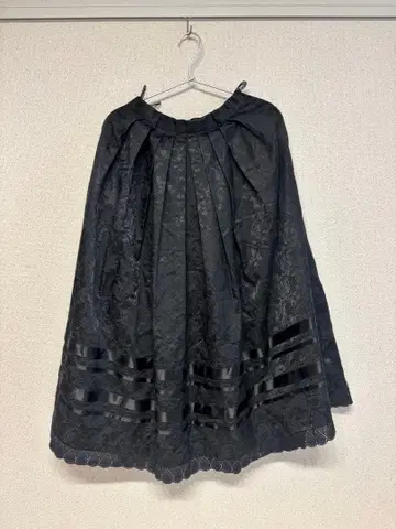 자카드 스커트 빈티지 티롤리안