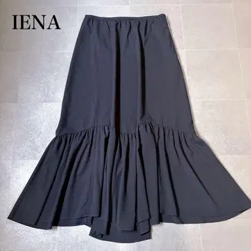 극미품 이에나 IENA 개더 캉캉 스커트 롱 플레어 [ L ]