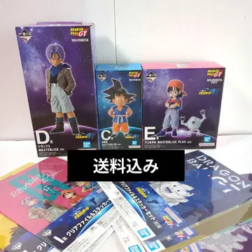 제일복권 드래곤볼 GT CDE상 & 클리어 파일 세트 미개봉품