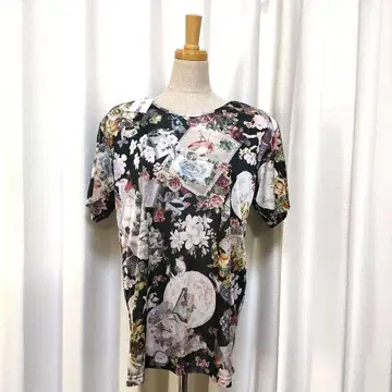 [미사용품] 레어 TUNIC 카모이 요코 올 패턴 티셔츠