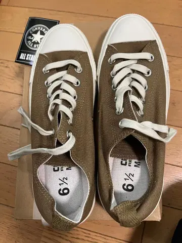 CONVERSE MHL 로우컷 스니커즈 카키 24.5cm