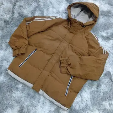 충전솜 퍼프 자켓 카멜 XL 상당 스트릿 2라인 빅 루즈