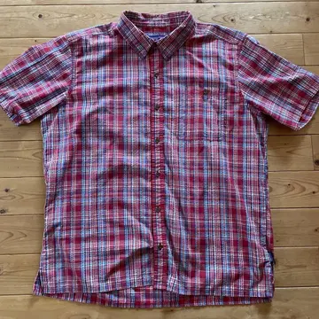 Patagonia 패커웨어 반팔 셔츠 시어서커 체크