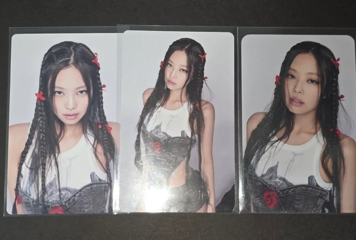 제니 jennie BLACKPINK BP 블랙핑크 블핑 포토카드 포카 본핑크 Bornpink md set