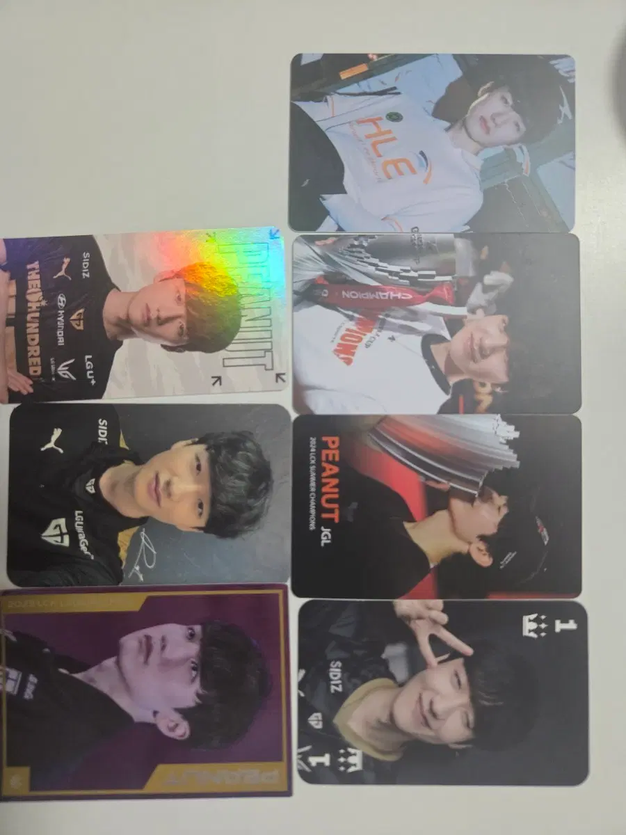 피넛 포토카드 lck peanut