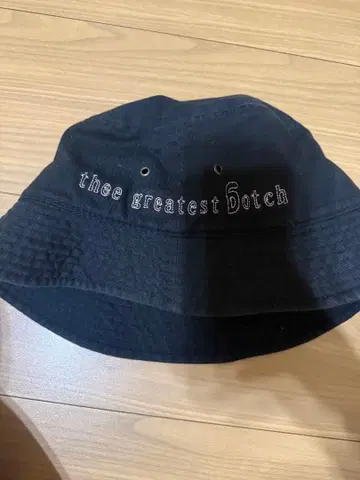 버킷햇 장미 자수