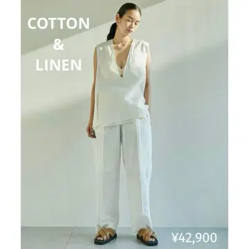 INSCRIRE / boil washer sleeveless jacket