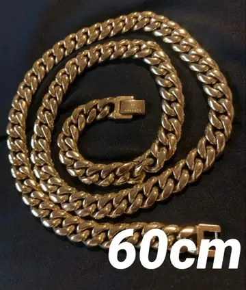 krkc&co 골드 키헤이 목걸이 60cm 폭 약 10mm Y2K