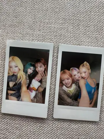 XG favsquad 폴라로이드 HINATA, JURIA, MAYA 세트