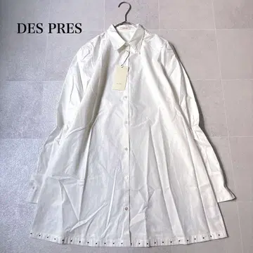 현행 새상품 DES PRES 데프레 수빈 코튼 트윌 튜닉 셔츠