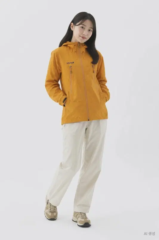라푸마 오렌지 여자 90 자켓 O2128
