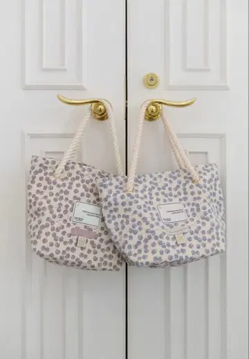 herlipto Cherry Tote Bag misty blue