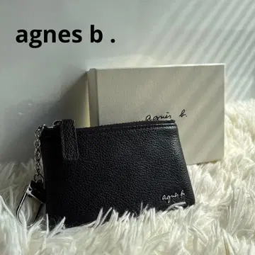 agnes b. 가죽 코인 케이스 여성용