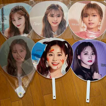 TZUYU 부채 6장 세트