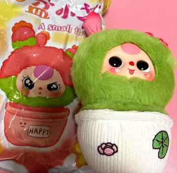 베이비 쓰리 봉제 인형 선인장