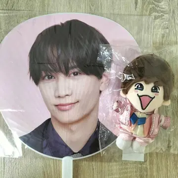 나니와단시 후지와라 죠이치로 공식 부채 치비누이 세트