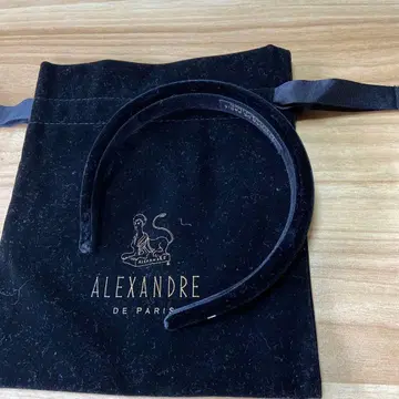 ALEXANDRE DE PARIS 블랙 헤어밴드 머리띠