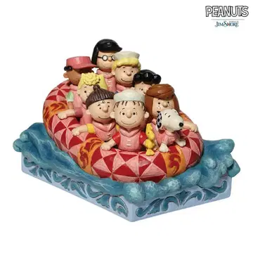 스누피 피너츠갱 래프팅 짐 쇼어 enesco