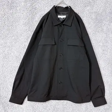 6217 어 데이 인 더 라이프 블루종 M 블랙 넉넉한 라이트 아우터 얇은 소재