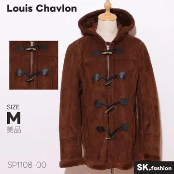 새상품급 Louis Chavlon 아우터 후드 부착 페이크 무스탕 원단