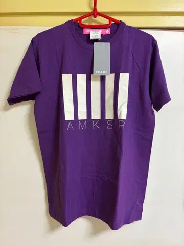 택 포함 새상품 모모이로 클로버 Z x BEAMS 티셔츠 보라색 S사이즈 타카기 레니 AMKSR