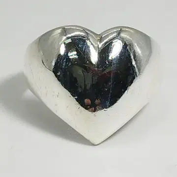 새상품급 실버 925 하트 반지 16호