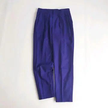 최근 [새상품급] 어도어 울 사키소니 팬츠 허리밴딩 블루 퍼플