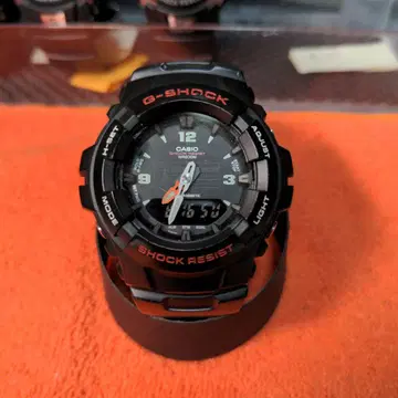 CASIO G-SHOCK G-100-1B 아나데지