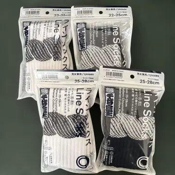 새상품 훼미리마트 치요노후지 라인 양말 4족 세트