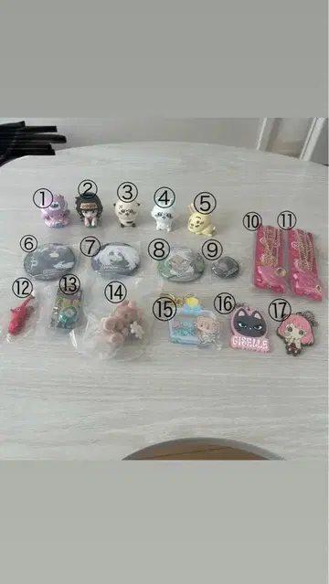 애니메이션 캐릭터 굿즈 설명란을 봐주세요