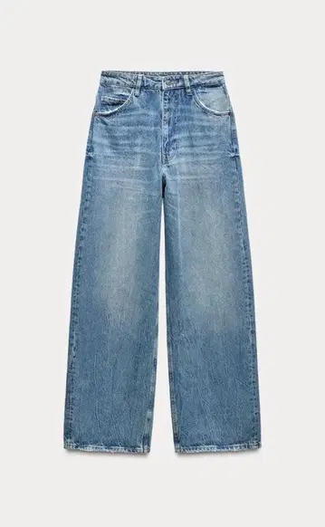 ZARA 스트레이트 데님 라이트 블루 4 포켓