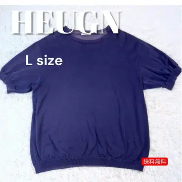 HEUGN 휴건 반팔 티셔츠 네이비 크루넥
