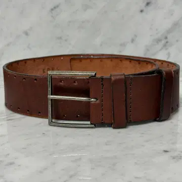 MICHEAL KORS 마이클코어스 천연 가죽 가죽 벨트 펀칭 와이드