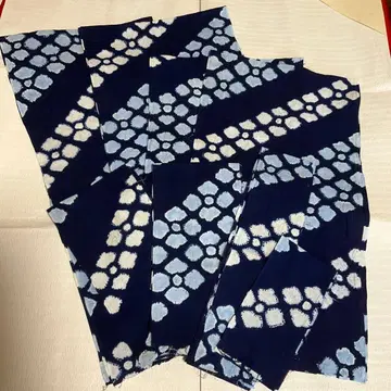 [앤티크] 시보리 유카타 토키아라이 1벌분