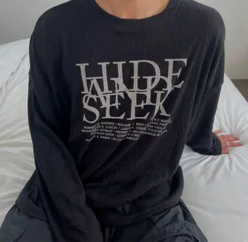 [ YOURNUS ] Heidi Ribbed Knit T-shirt