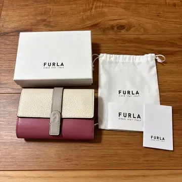 FURLA 접이식 지갑 바이컬러