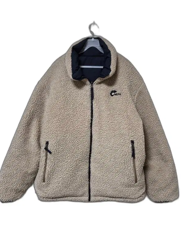 네파 NEPA 양면 리버시블 구스다운 패딩 플리스 110 XL