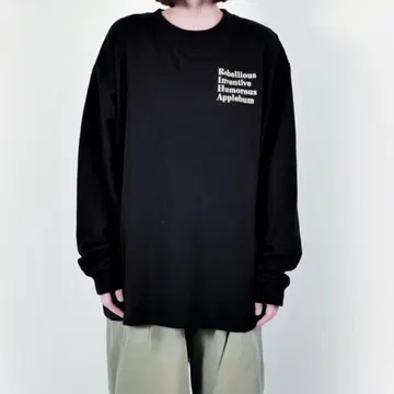 APPLEBUM 애플바움 롱T 블랙 XXL