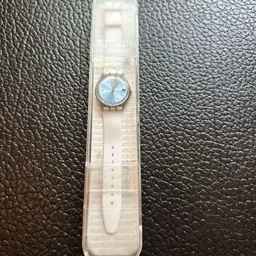 스와치 손목시계 쿼츠 라이트 블루 다이얼