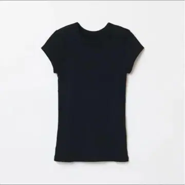 RIB TEE / BLACK