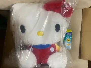 산리오 타이토 한정판 헬로키티 봉제 인형 미사용 새상품 45cm